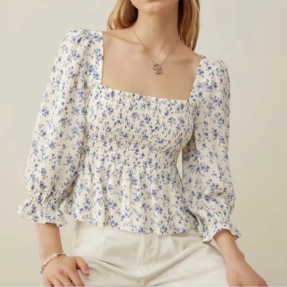 SOLD Reformation Braelyn top XS - Picture 1 of 5